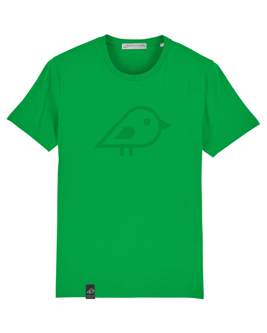 Camiseta bird green clean